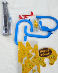 Happy Duck Track Set Toy With Music & LED Flashing Lights