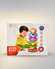 Multicolored Huanger Roll Ball Toy For Babies