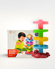 Multicolored Huanger Roll Ball Toy For Babies