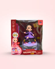 Rc 360 Degree Rotating Remote Control Sport Balancing Girl Car with Music & Lightning Function