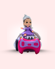 Rc 360 Degree Rotating Remote Control Sport Balancing Girl Car with Music & Lightning Function