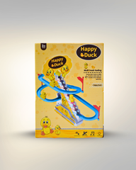 Happy Duck Track Set Toy With Music & LED Flashing Lights